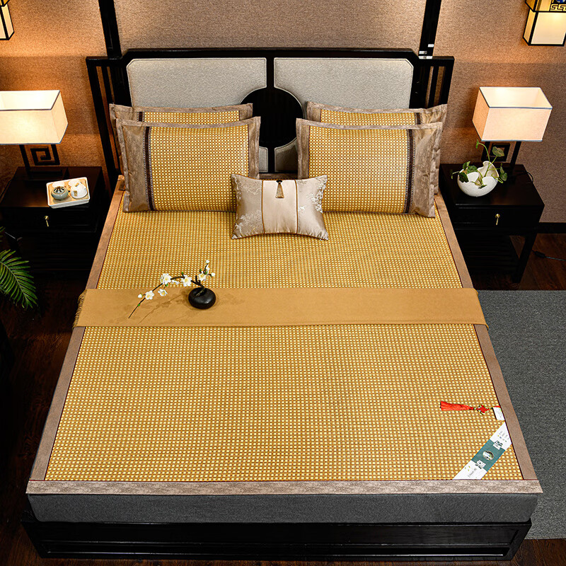 京逸优品雪山古藤双面席系列藤席凉席 雪山古藤-白玉藤双面席 90*195