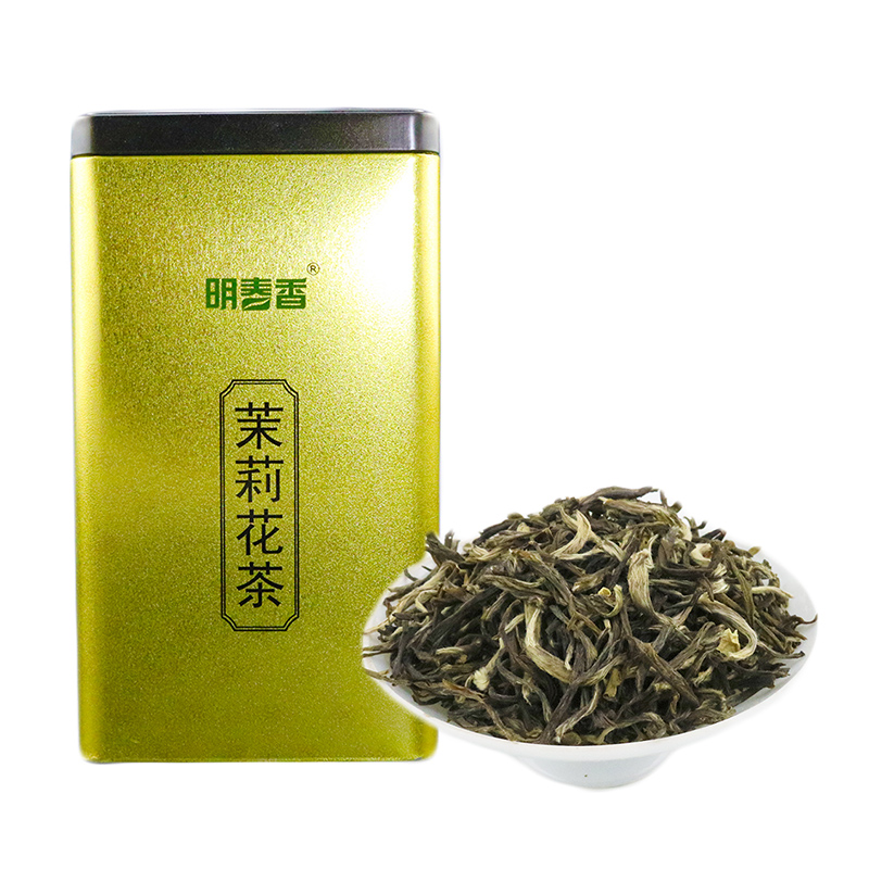 明春香茶茉莉花茶叶2020新茶福建芽茶茉莉花茶