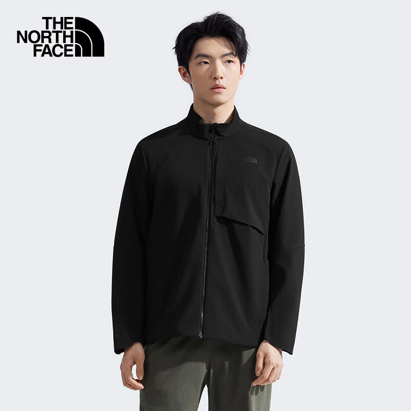 北面（The North Face）Elite立领软壳夹克男户外防风防泼水8BYQ JK3 XL