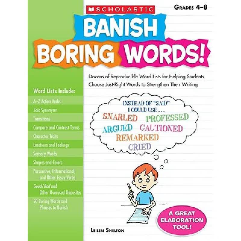 预订 Banish Boring Words!, Grades 4-8: Dozens of ...