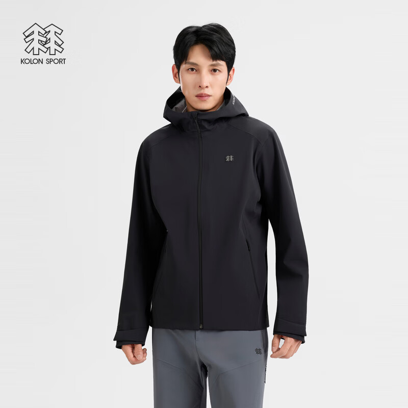 KOLON SPORT/可隆户外软壳衣 男士透湿防水TECHSHELL 3L软壳夹克