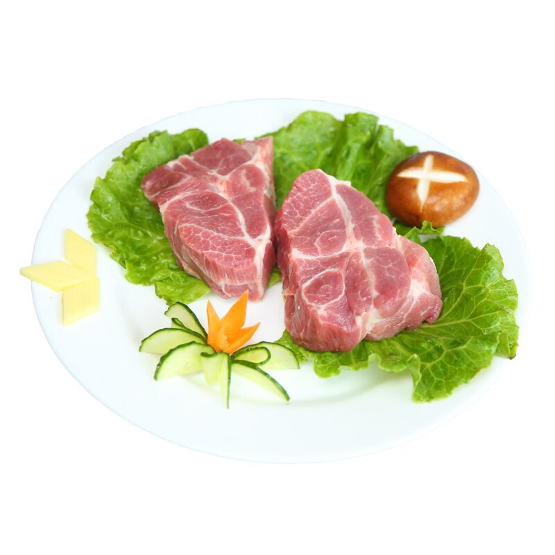 爱森(saic)梅花肉350克/盒   梅肉  冷鲜猪肉 生鲜猪肉