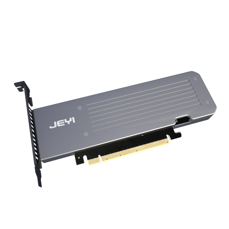 JEYI 佳翼 PCIe X16四盘扩展卡带散热盒PCIE信号拆分阵列卡iHyper-M2X16PRO