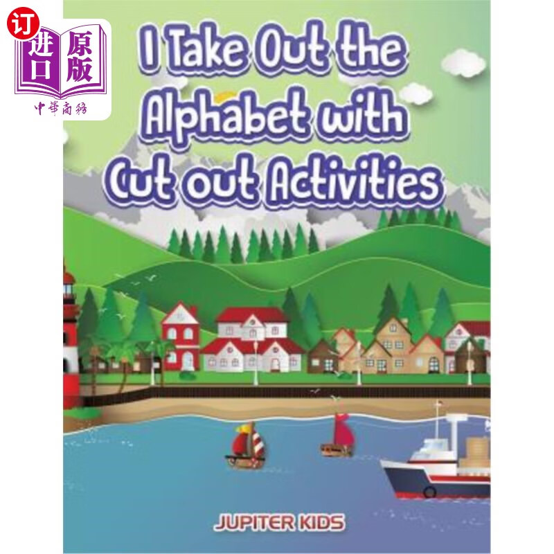 海外直订i take out the alphabet with cut out activities 我把字母