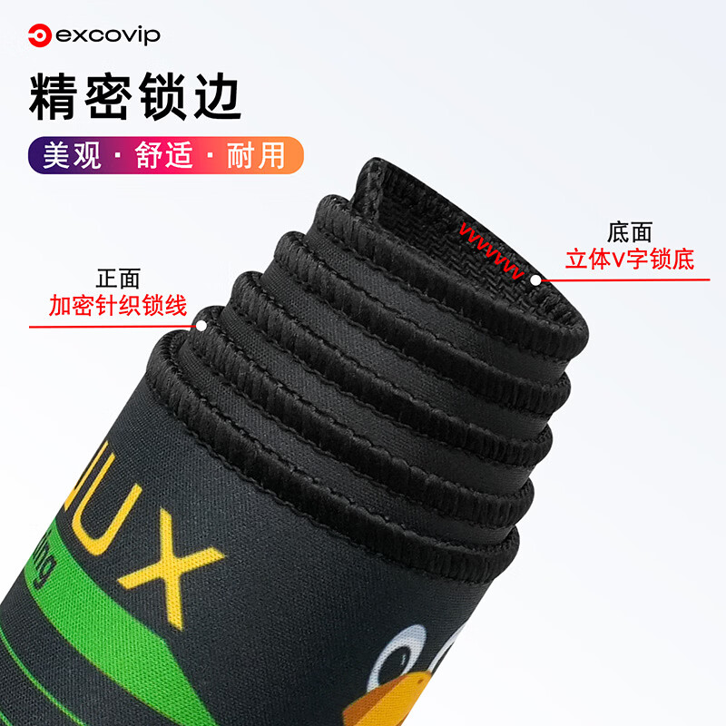 宜适酷Office办公设计快捷键鼠标垫大号 Excel/PS/CAD超大号桌垫锁边加大加厚编程剪辑SW/Linux/IDEA/C++ Linux命令快捷键 800x300x2mm