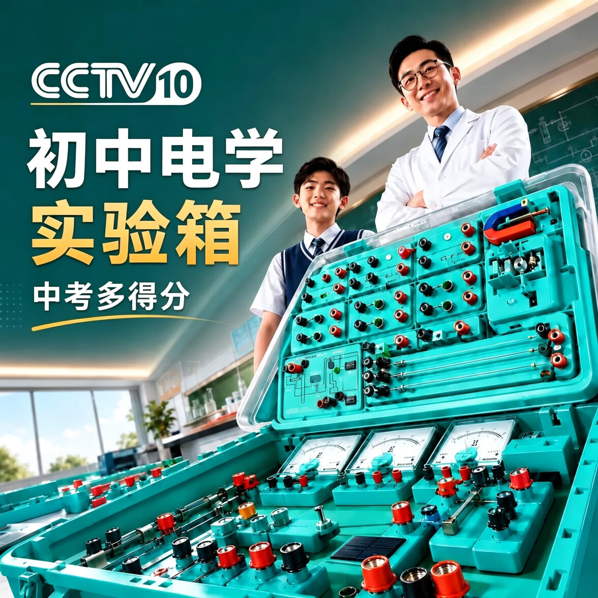 名遇初中物理实验器材全套电学实验箱初三电路小灯泡科学实验初二光学力学高考物理九年级电磁学