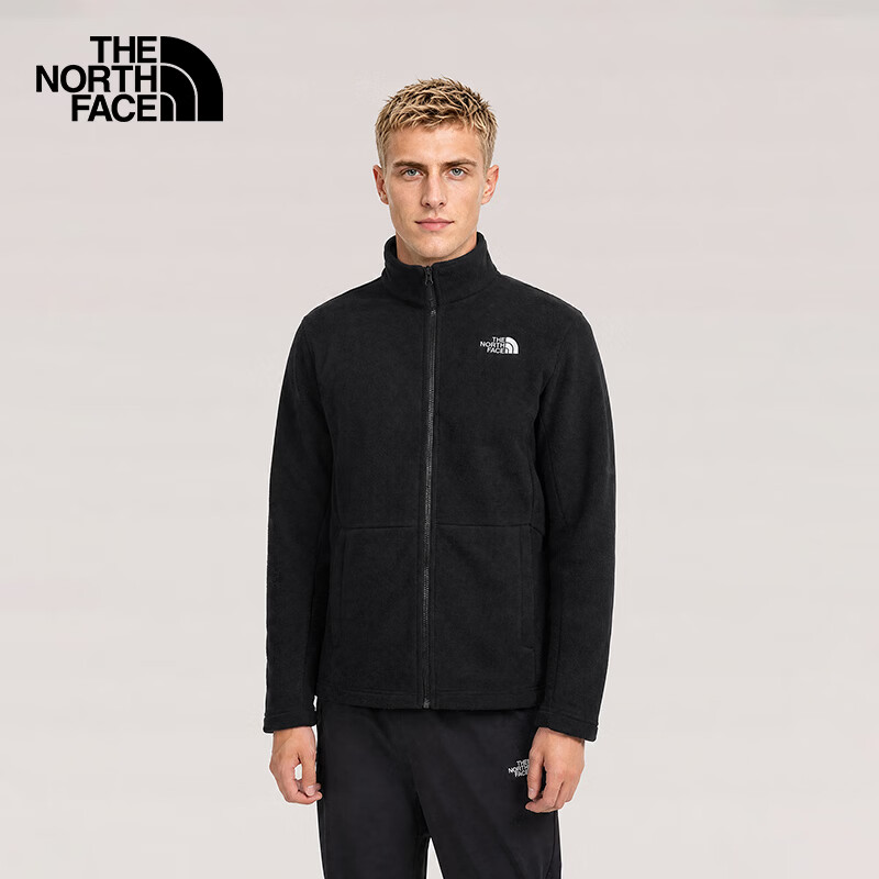 北面（The North Face）抓绒衣男摇粒绒保暖冲锋衣内胆 88R7 JK3 XXL