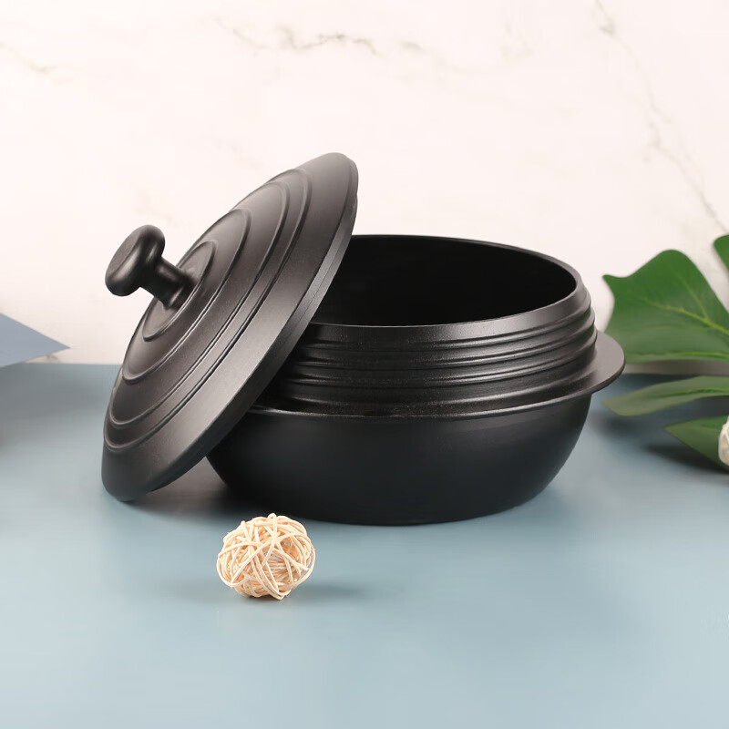 旭杉斯韩式传统焖饭铁锅延边朝鲜族铸铁锅家用东北炖菜锅老式大铁锅