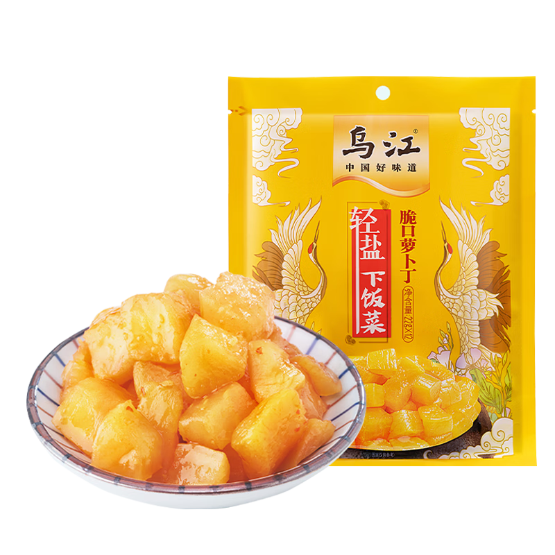 烏江榨菜小脆口【脆口蘿卜22g*12袋】量販裝下飯菜咸菜小菜