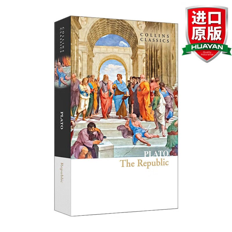 预售 republic 英文原版 柏拉图 理想国 collins classics 柯林斯经典