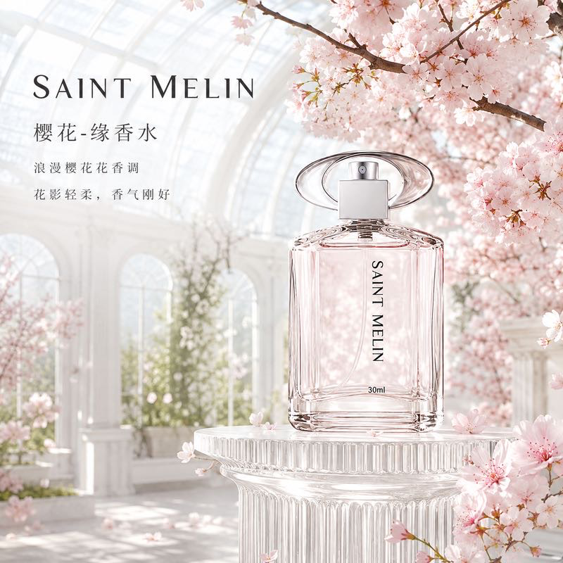 圣美伦(Saint Melin)浪漫女士香水缘香水樱花香调持久淡香自然生日礼物送女友礼物 缘 30ml