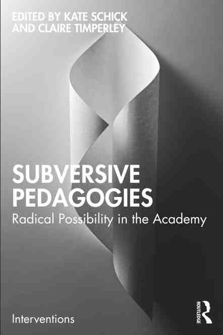 预售 按需印刷 subversive pedagogies