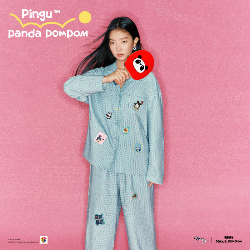 野兽派家居（tbh）PINPOM系列磨毛棉徽章绣家居服套装可外穿睡衣 PINPOM系列磨毛棉徽章绣家居服 青绿格纹 XL