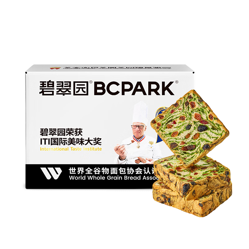 碧翠园星空莓果全麦厚切吐司面包代餐早餐饱腹健康零食轻食下午茶新鲜 【热销12包共816g】星空莓果