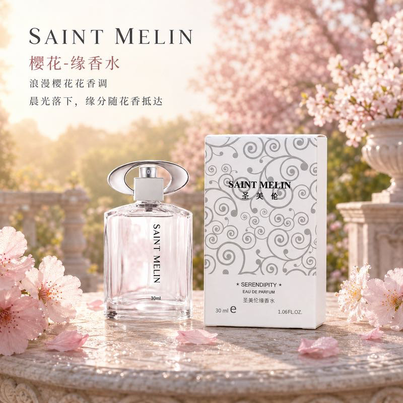圣美伦(Saint Melin)浪漫女士香水缘香水樱花香调持久淡香自然生日礼物送女友礼物 缘 30ml