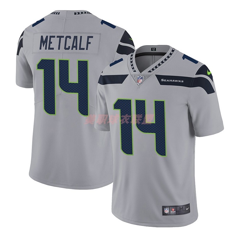 友铭斯nfl 橄榄球球服nfl西雅图海鹰seattle seahawks橄榄球服14#dk
