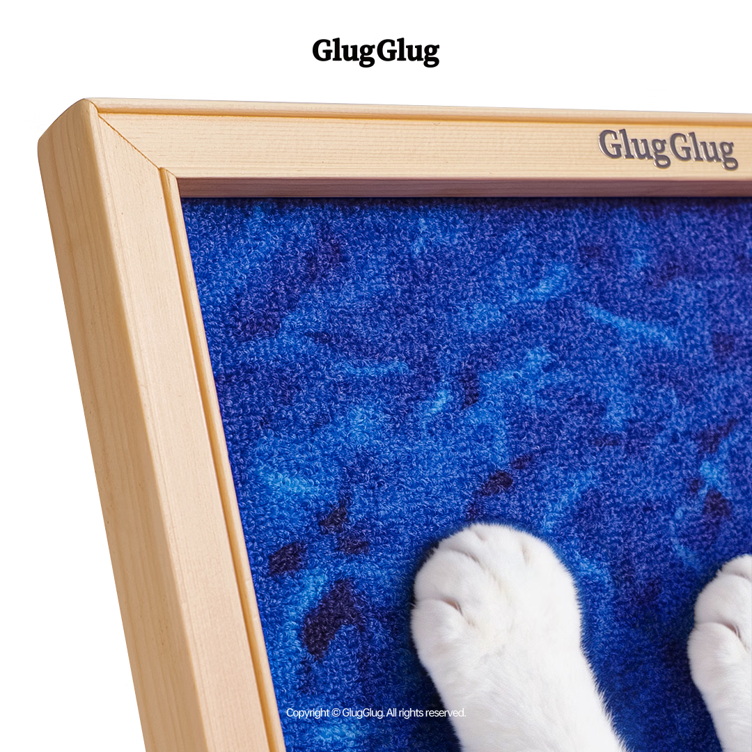 GLUGGLUG艺术创意猫抓板木质立式画框不掉屑耐磨宠物猫咪猫玩具 可替换画芯（拍下备注图案）