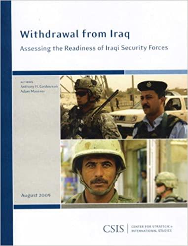 预订withdrawal from iraq: assessing the readiness of