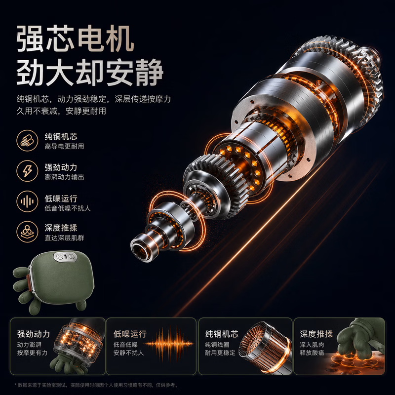 【大师手颈椎按摩仪】按摩器肩颈腰背教师节礼物仿真人手按摩披肩斜方肌揉捏热敷送长辈男女朋友 【顶配】六代加强电机+红光热敷