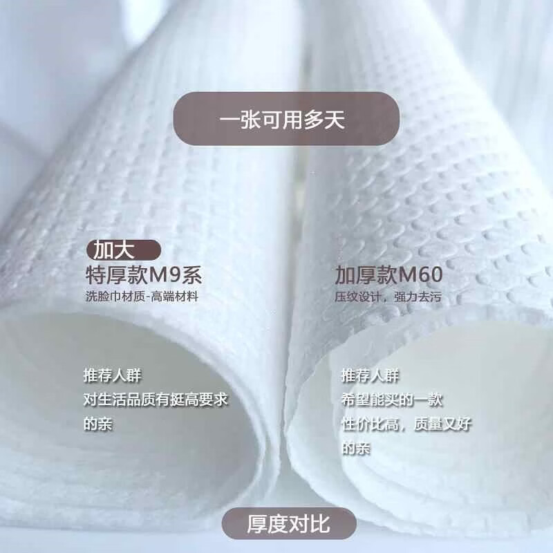 咔咔玛特厚厨房专用纸巾不沾油洗碗布家用一次性懒人抹布干湿两用吸油纸 特厚M90【4卷】
