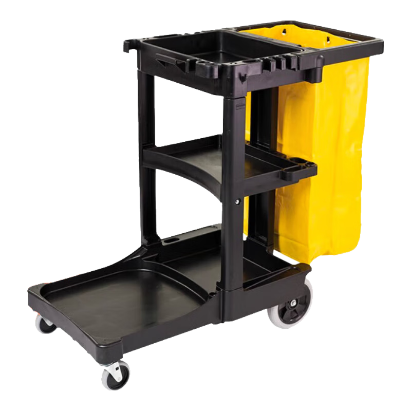 樂柏美商務(wù)用品（RUBBERMAID ）多功能保潔清潔推車酒店客房清掃衛(wèi)生工具物業(yè)保潔車617388