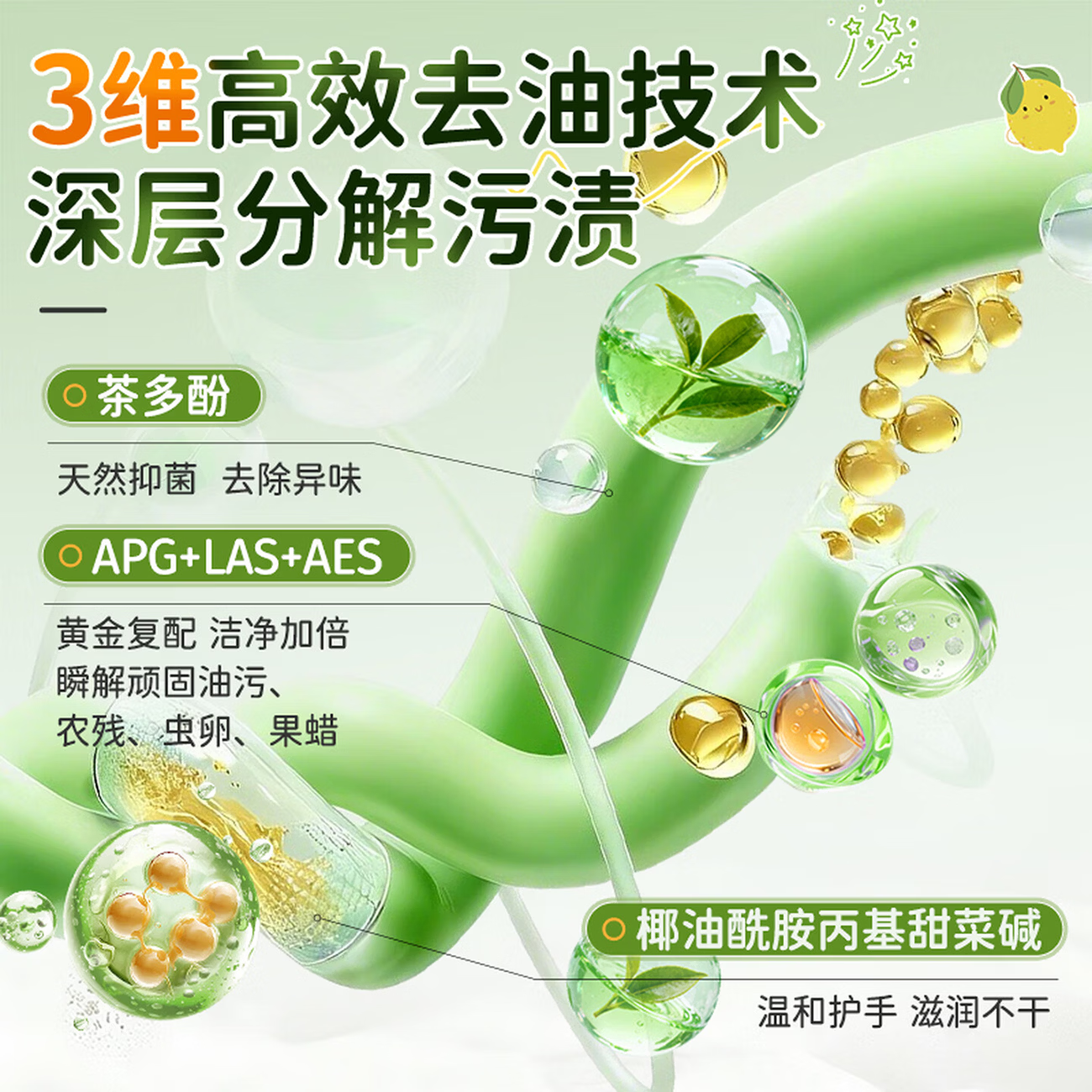 初蔓果蔬洗洁精食品级a类0添加去净油污抑菌不伤手家用去农残清洗剂 【两瓶装】果蔬洗洁精800ml*2 【大型商超同售】果蔬净TOP第1名