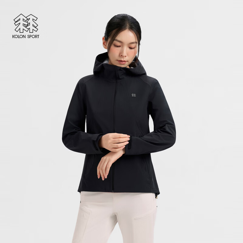KOLON SPORT/可隆户外软壳衣 女士防水防风TECH SHELL 3L软壳夹克