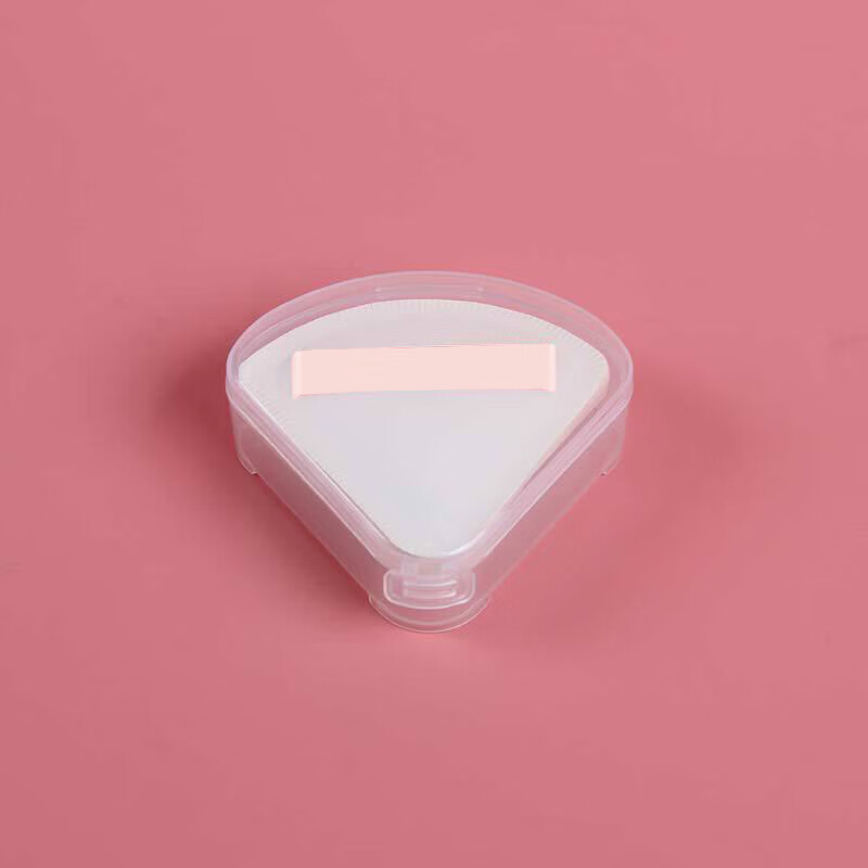 YAHLIGS干湿两用粉底液蜜粉粉饼三角超软海绵不吃粉粉扑化妆双面气垫粉扑 棉花糖气垫粉扑 1个 三角形 10支OPP装+1个收纳盒（惠推荐）