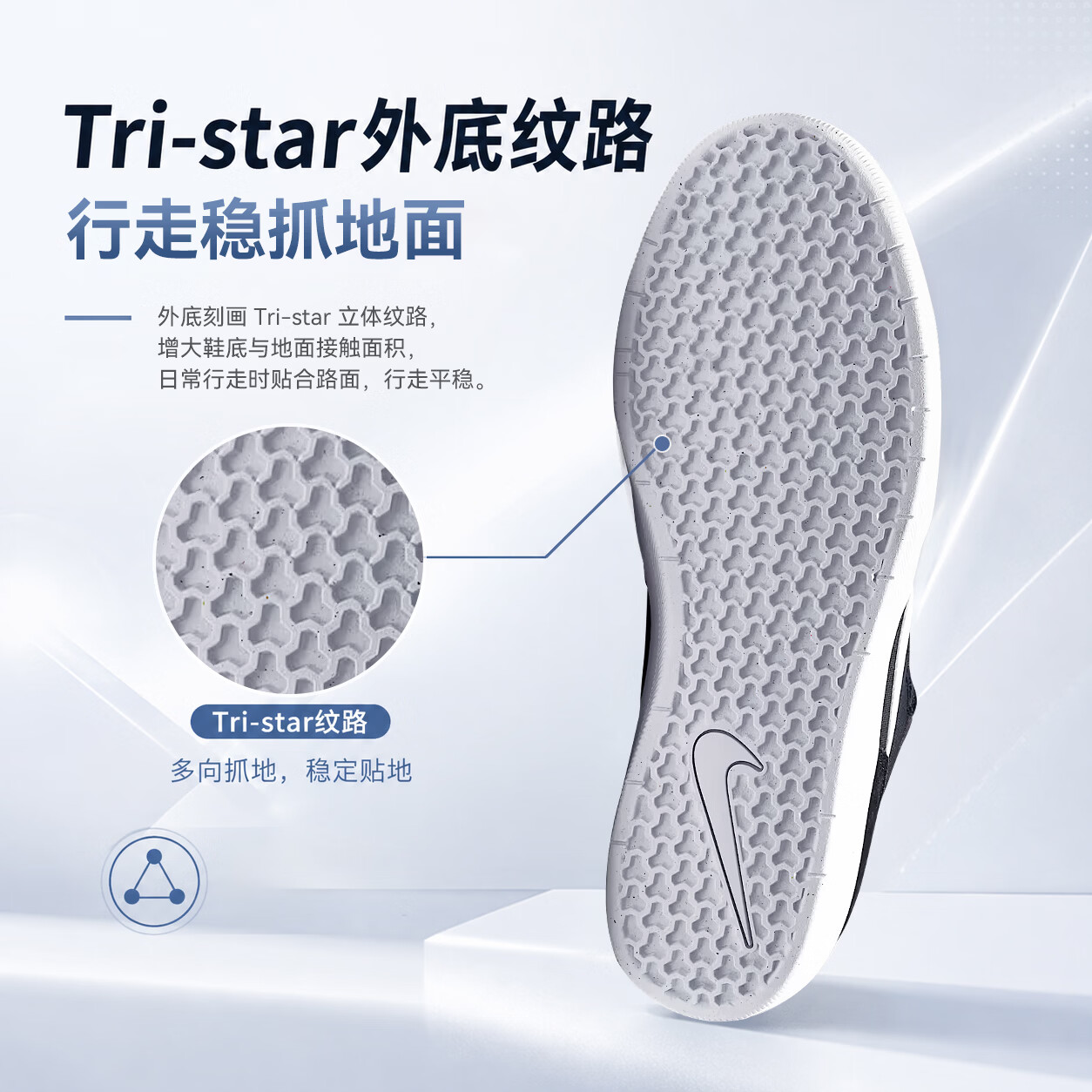 耐克(NIKE)男鞋 2026夏季新款运动鞋子时尚户外休闲鞋透气轻便耐磨低帮板鞋 黑/白/SB FORCE 联系客服推荐尺码 43