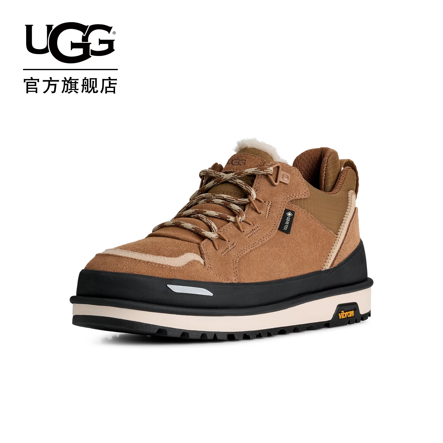 UGG秋季新款男士舒适时尚圆头平底简约低帮梅尔休闲鞋 1180512 CHE | 栗色 41