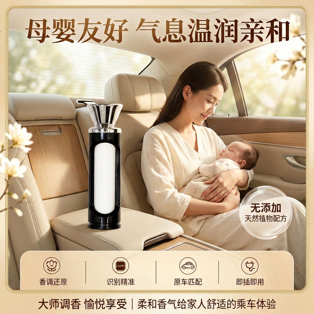 SCENT MINUTE适用享界S9/S9T香氛替换芯陶瓷车载香薰高级原厂平替持久留香除味 【瑰意+兰麝+木秀】三支装 【26款车不适应】