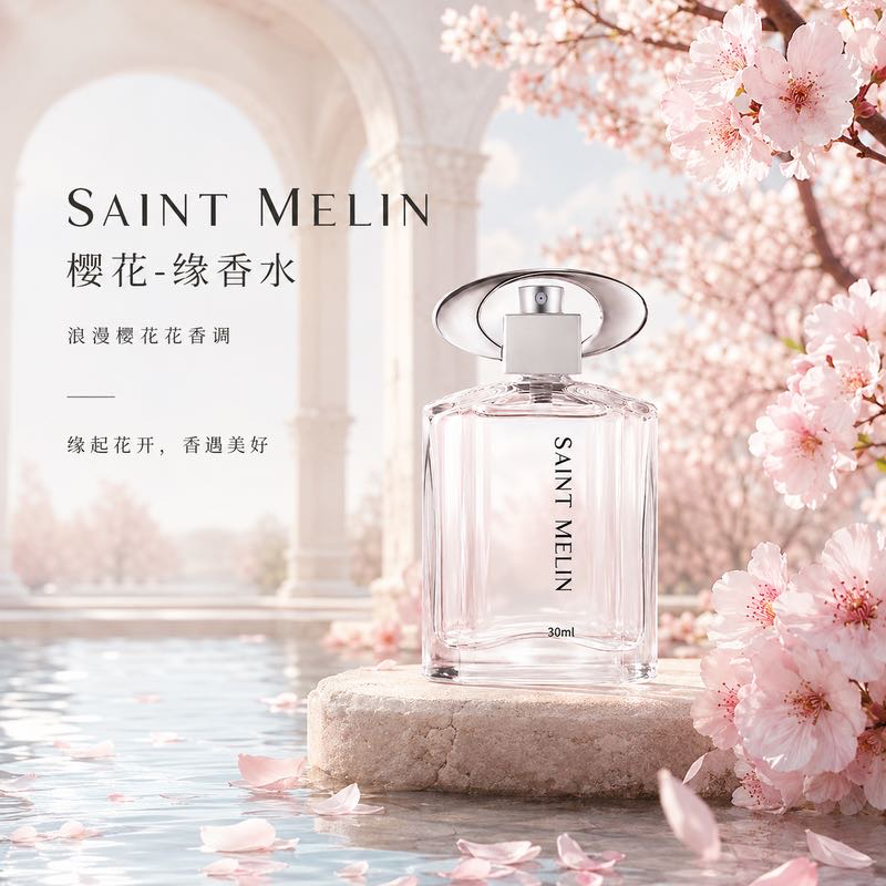 圣美伦(Saint Melin)浪漫女士香水缘香水樱花香调持久淡香自然生日礼物送女友礼物 缘 30ml