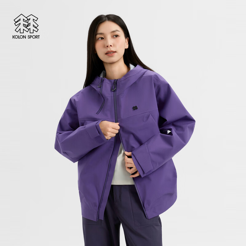 KOLON SPORT/可隆户外冲锋衣 耐磨透湿防水防风OBLI-K露营冲锋衣