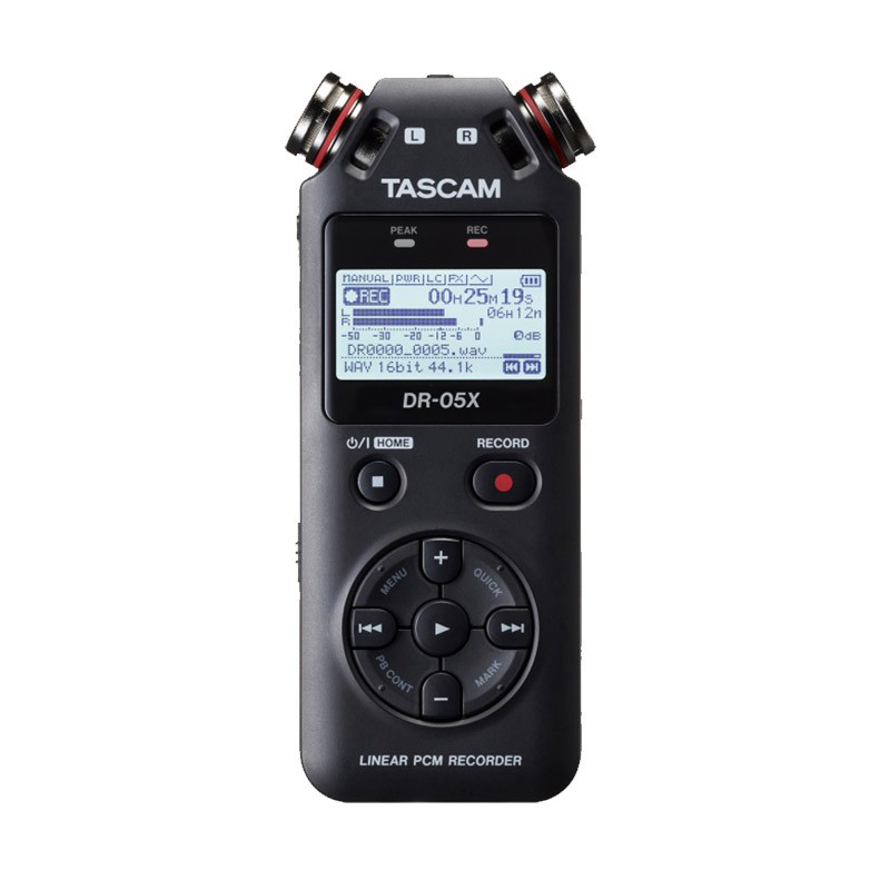 TASCAM达斯冠录音笔DR05X DR07X DR40X便携式录音机采访机学生课堂录音笔 TASCAM DR05X
