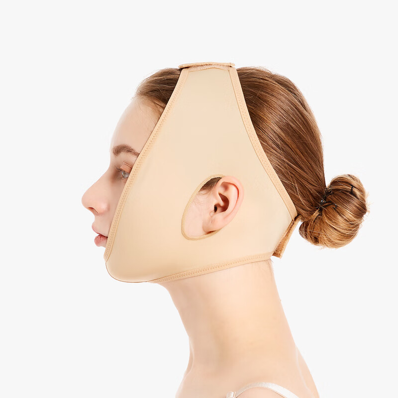 面部双下巴吸脂线雕头套微整形颌颈套术后绷带下颌套医用美容面罩