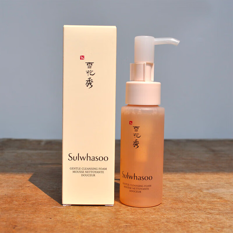 雪花秀（Sulwhasoo）顺行柔和洁颜泡沫50ml*3支 共到手150ml