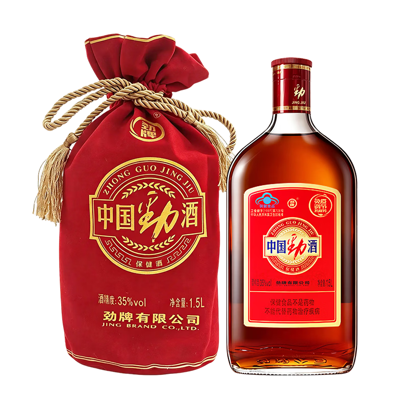 劲牌 劲酒 中国劲酒 养生酒 节日送礼 35度 1.5L 1瓶