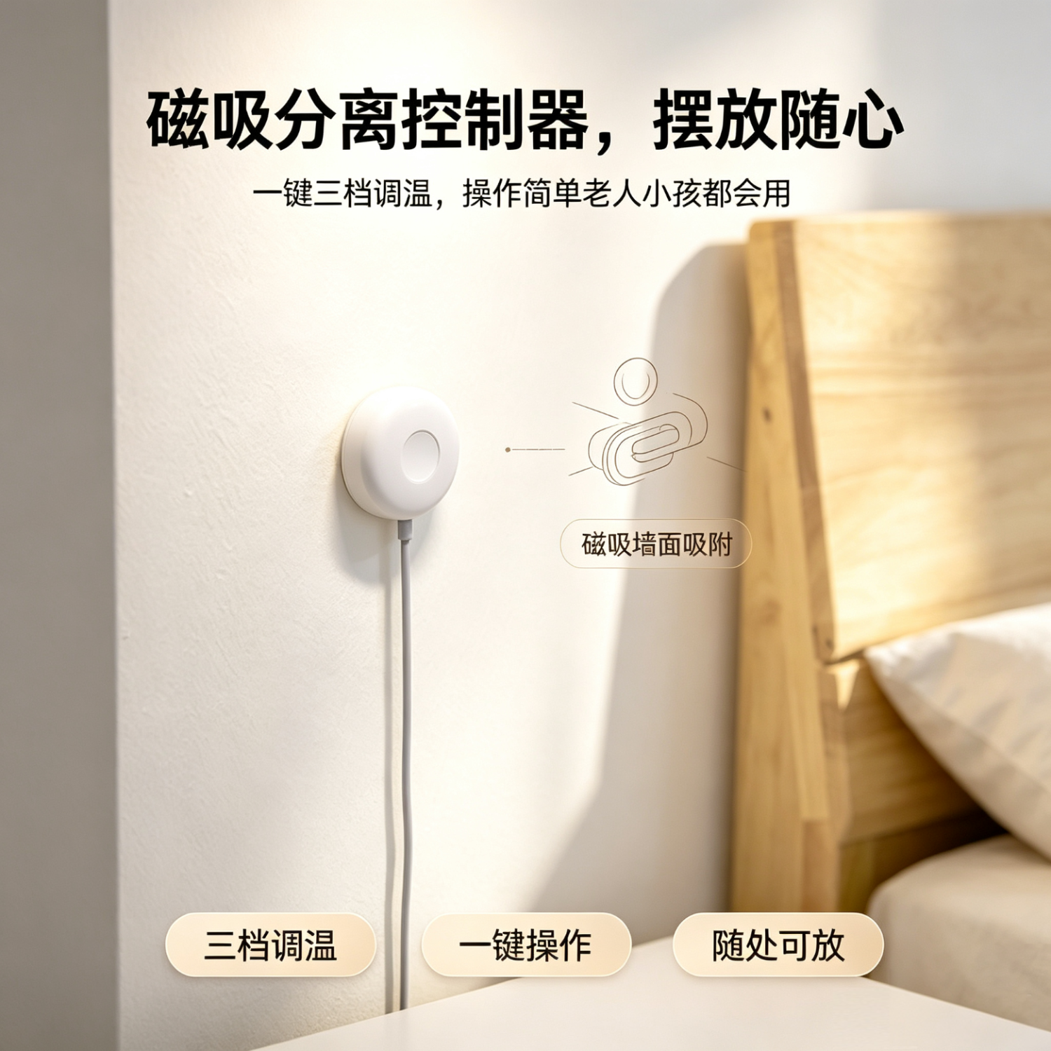小达低压石墨烯电热毯家用寝室单人双人电褥子3c认证小尺寸双温双控 【米家APP款】双人1.7*1.5m