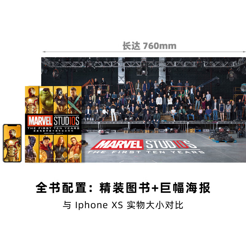漫威电影宇宙十周年纪念特刊 赠巨幅漫威十周年演员大合照