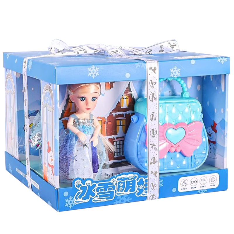SNAEN 斯纳恩 娃娃玩具女孩过家家爱艾莎公主洋娃娃白雪玩偶套装超大号仿真换装