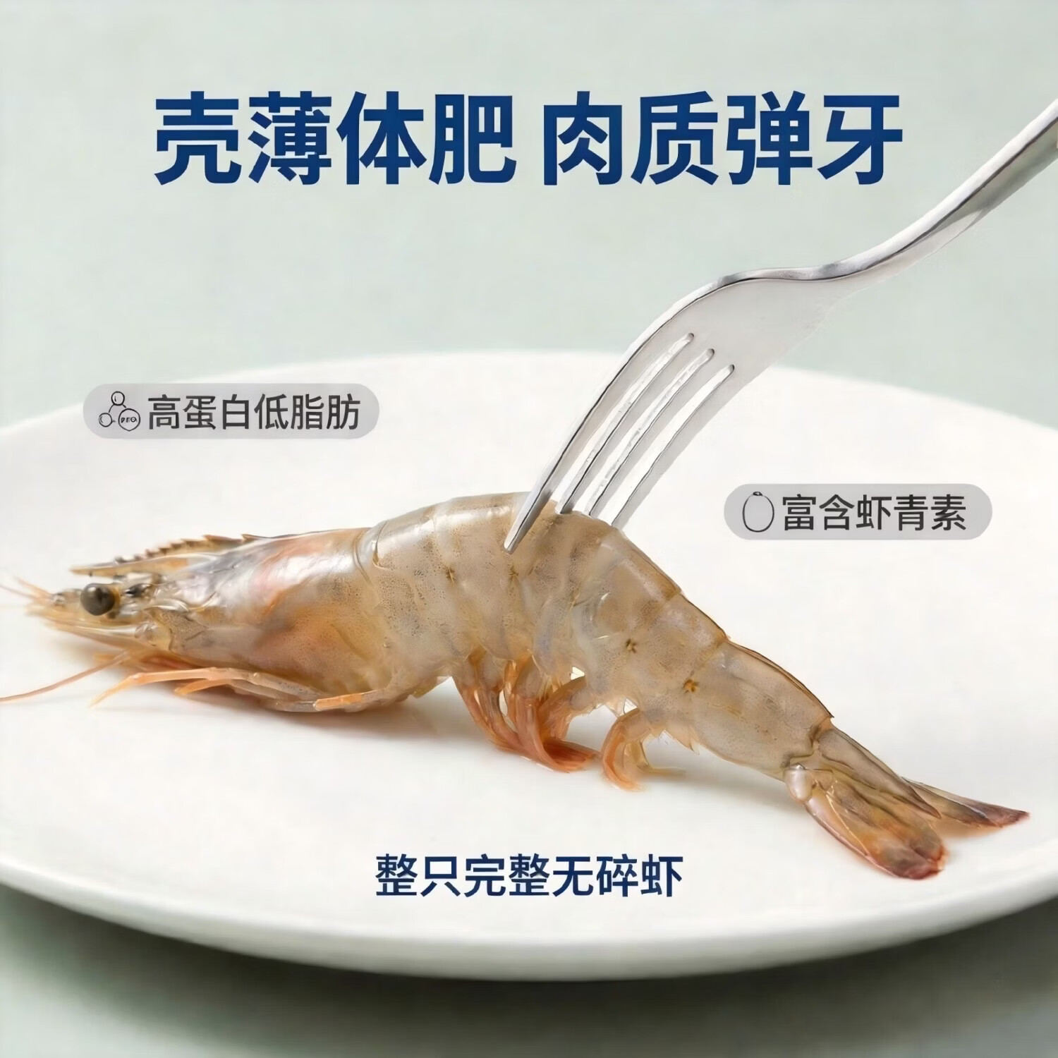 桑塔(SANTA PRISCILA)厄瓜多尔盐冻白虾 原箱进口 顺丰冷链 海鲜水产 南美大虾 40/50盐冻白虾 3斤(净重)