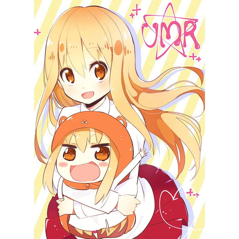 狼天影干物妹小埋海报墙贴画宿舍房间搞笑写真贴纸小林家的龙女仆可