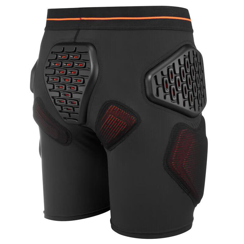 迪卡侬（DECATHLON）男士滑雪护臀短裤DSH500 黑色 L