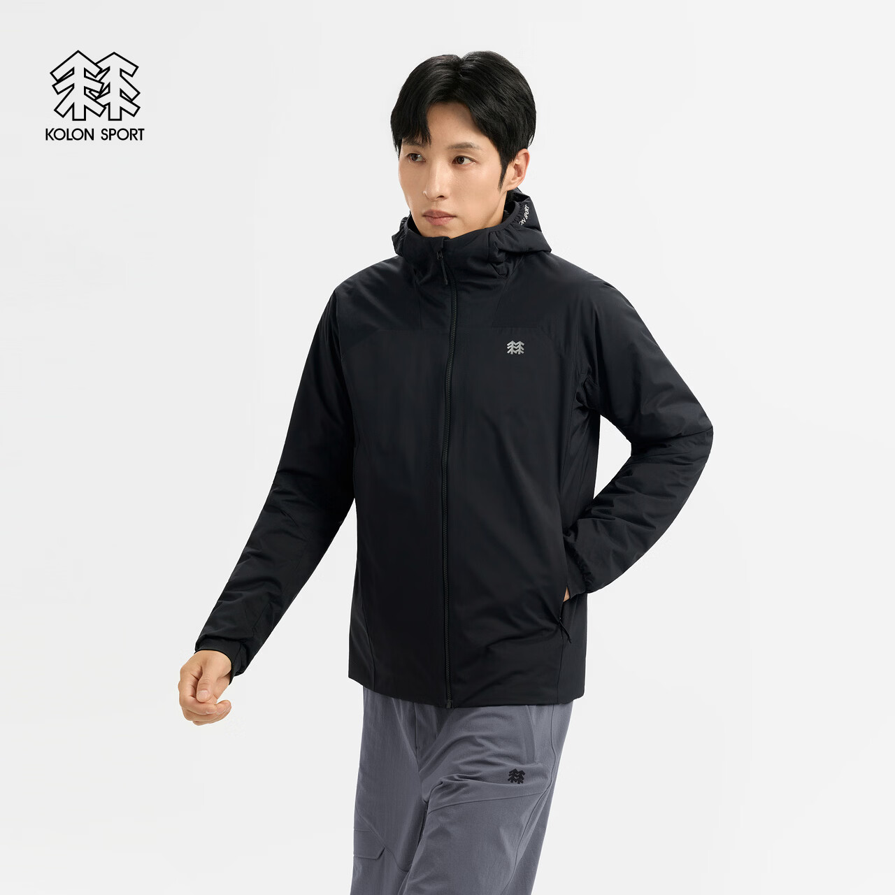 KOLON SPORT/可隆户外棉服 男透湿防泼水防风P棉KERN轻量棉服夹克