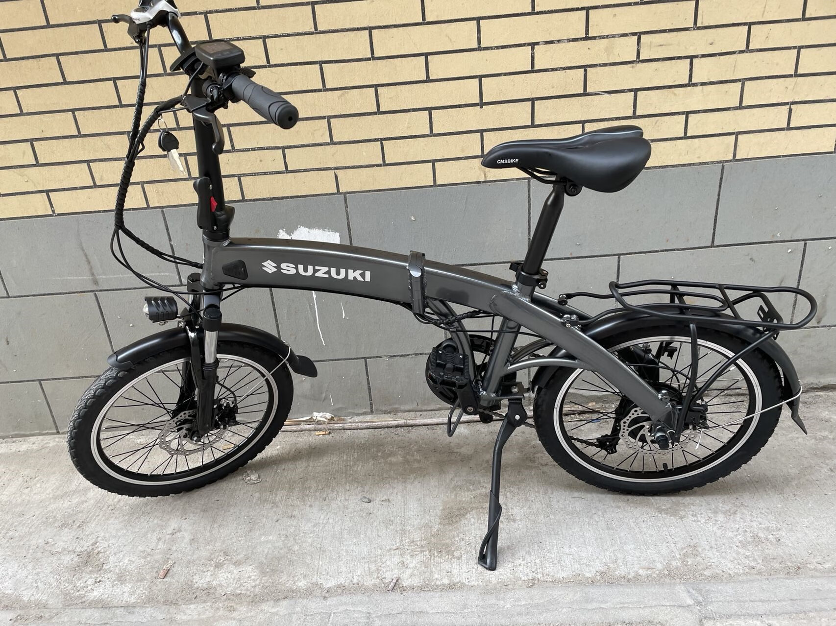 guka【现货速发】日本铃木suzuki助力电动两用折叠自行车电动车锂电折