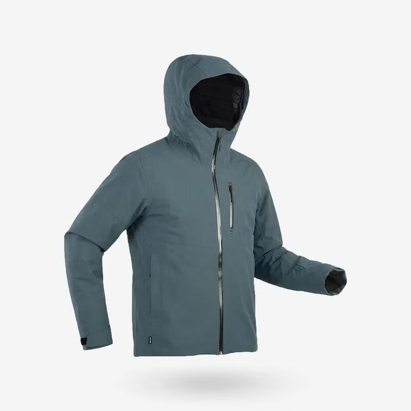 迪卡侬（DECATHLON）滑雪服男款防水保暖夹克户外冬季运动加厚防风透气轻便 绿色 S