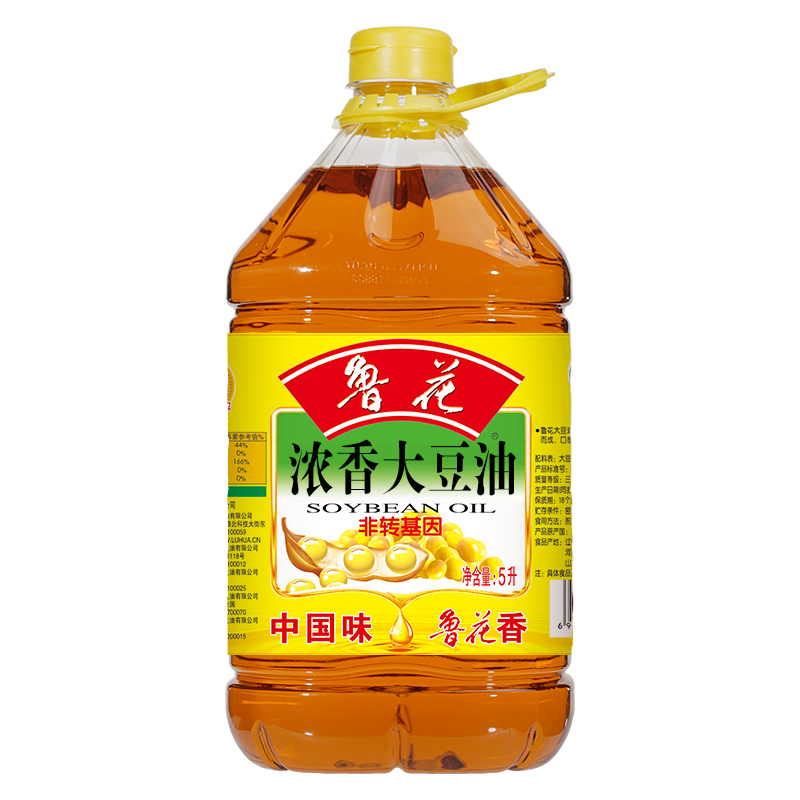 luhua 鲁花 非转基因 浓香大豆油 5L