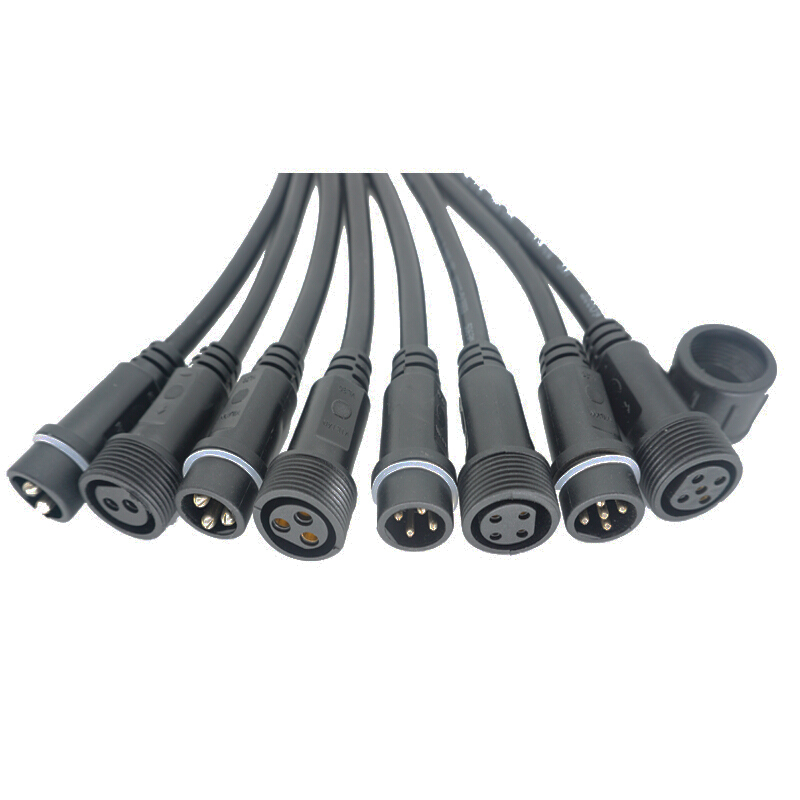 赞璐桐(zanlutong)2芯3芯4芯电线接头防水连接器公母对接插头电源快速