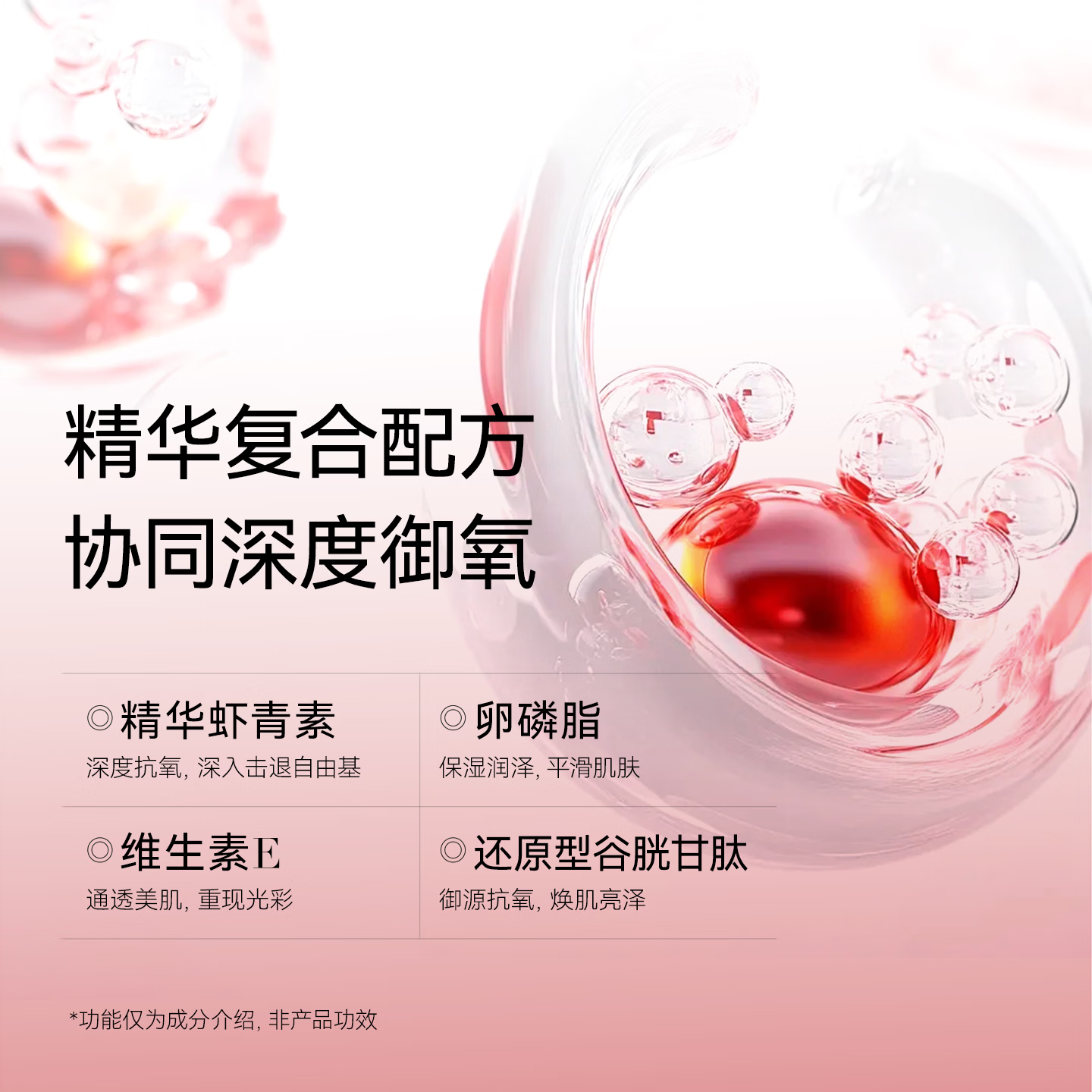 EnerVite澳乐维他左旋虾青素雨生红球藻胶囊12mg谷胱甘肽抗氧化精华90粒 90粒*1瓶