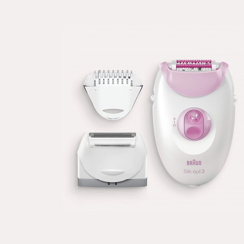 博朗（BRAUN）Silk-epil 3 3-270 女士脱毛器 脱毛仪 适用于腿部和身体 高效舒适 轻柔去除毛发根部 按摩滚轮 按摩肌肤 减轻脱毛刺激